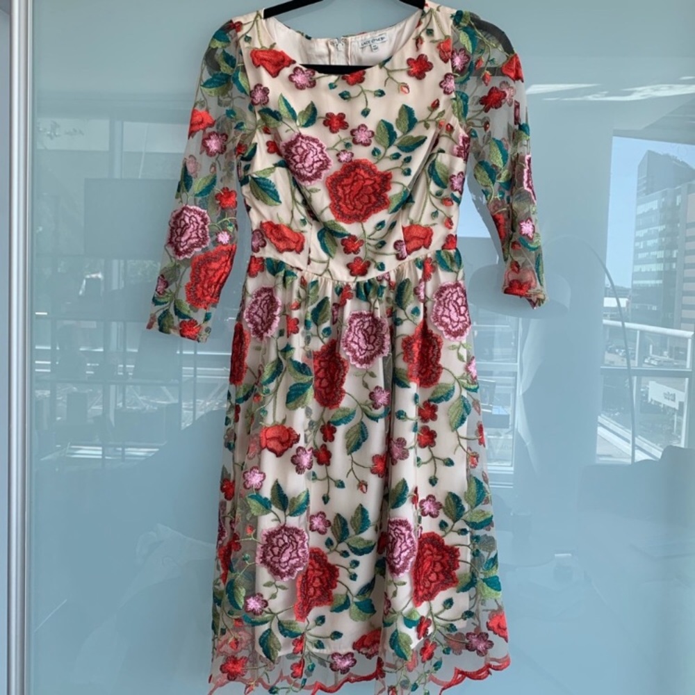 ModCloth Embroidered Dress